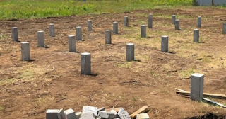 Фундамент на забивных жб сваях под ключ в Шебекино - фундамент из забивных железобетонных свай цена от 3123 руб/м2